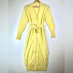 Crush Cashmere Long Sweater Duster Quiet Luxury Office